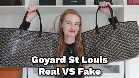 how to tell if a goyard bag is fake|authentic goyard st louis tote.